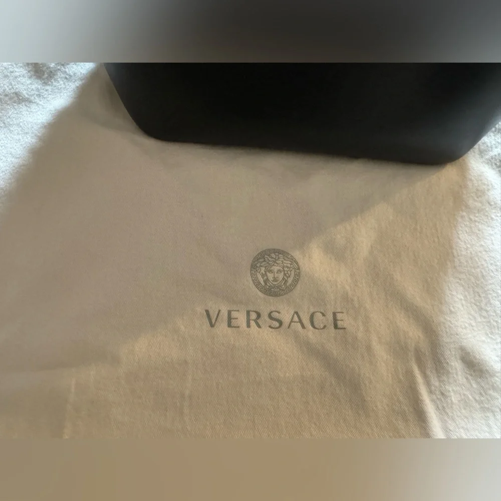 Versace Virtus Medium Bucket Bag. Back - Picture 13 of 14